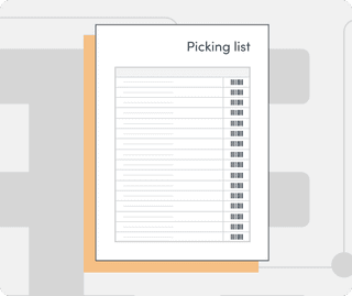 Pick with paper lists
